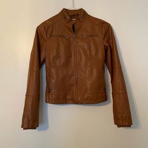 Vegan leather jacket